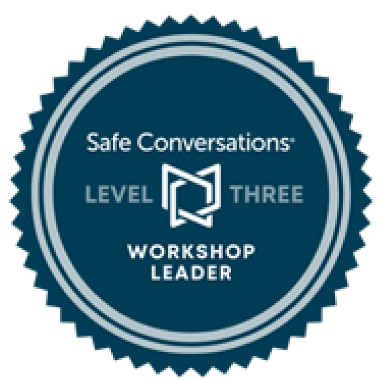 Safe Conversations Level 3 Workshop Leader Badge, Eric R Posmantier, The Law Offices of Eric R Posmantier LLC, Connecticut Divorce Lawyer.